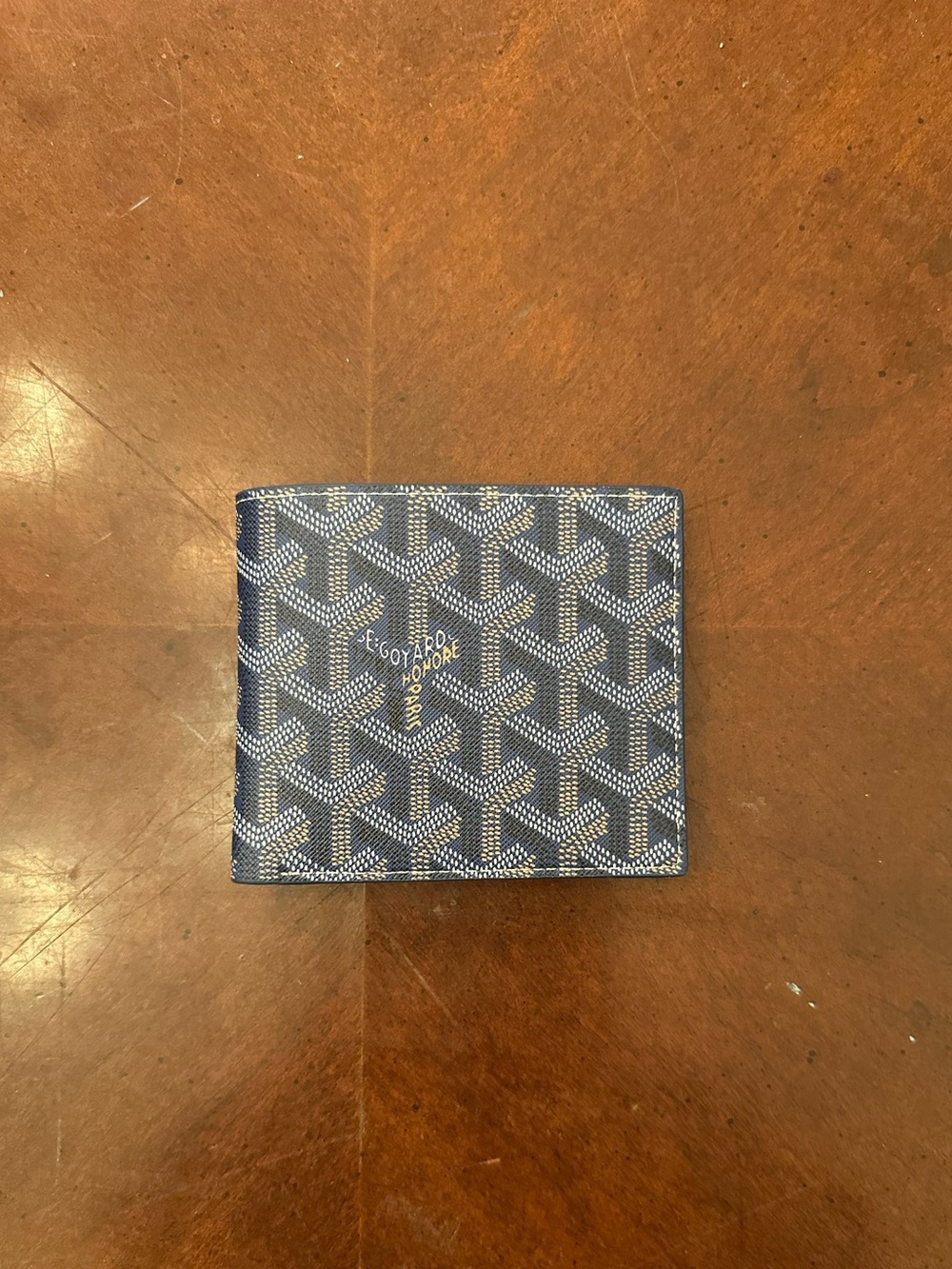 Goyard Navy Men’s Wallet Holder